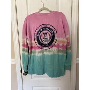 Tye dyed Love and Pineapple sweatshirt Size Med‎